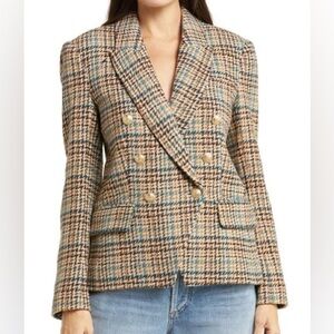 L’Agence Kenzie Double Breasted Blazer